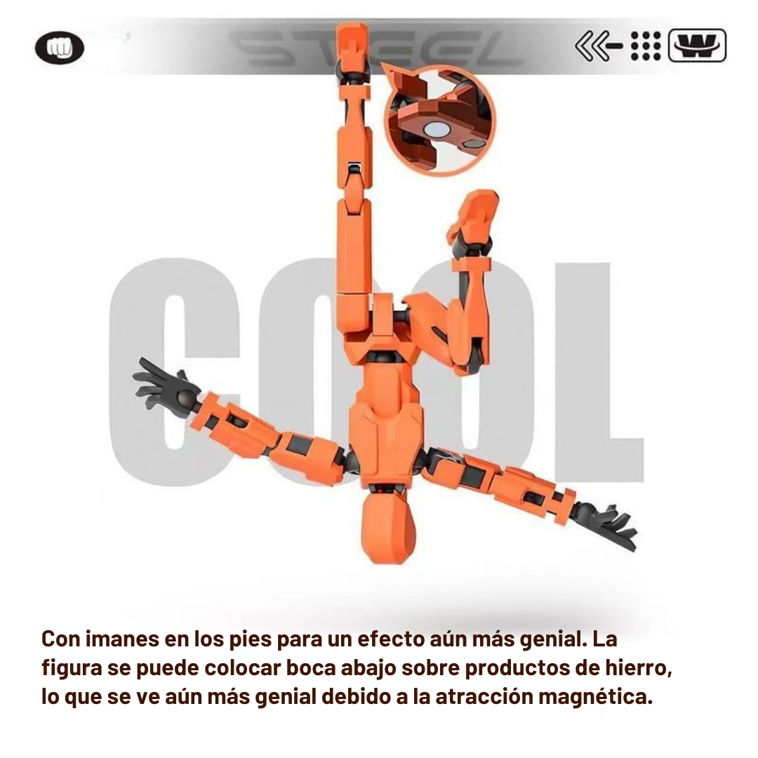 MagnaPlay - Set de Figuras de Acción Magnéticas