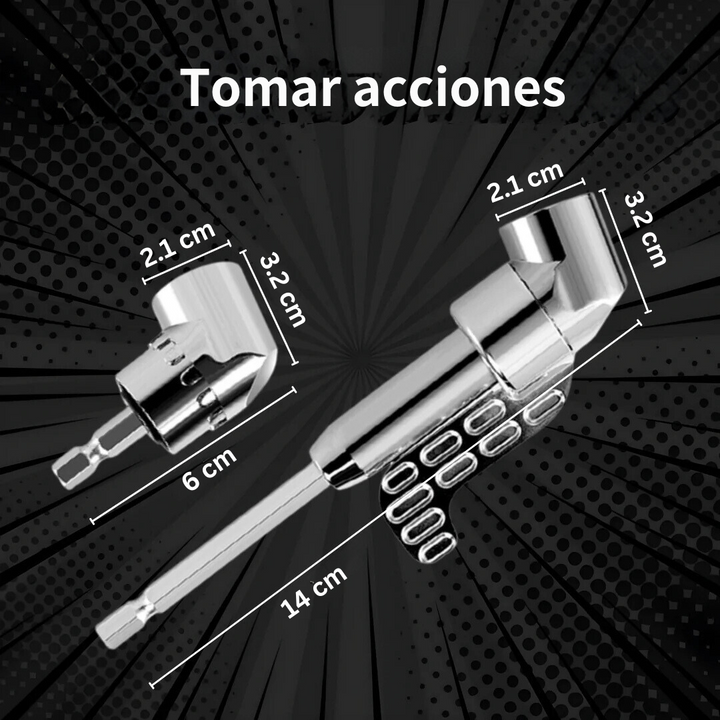 SwiftAngle - Paquete de 2 brocas angulares