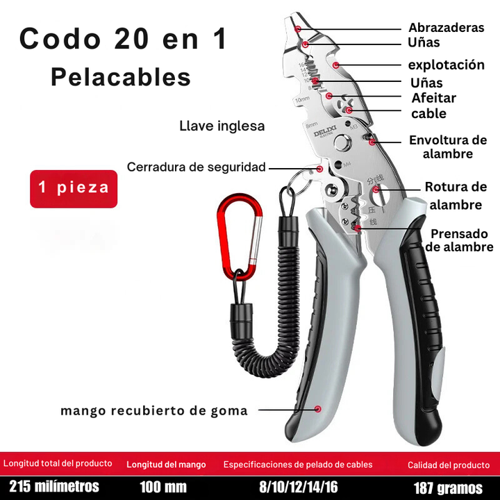 FlexiStrip - Pelacables Multifunción