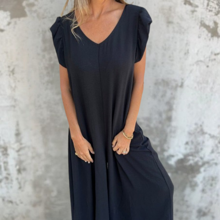 Imke - Maxivestido Con Bolsillo Delantero