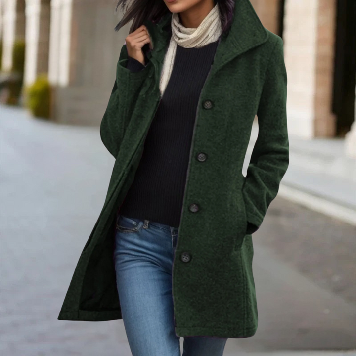 Zuleika - Abrigo de Invierno de Lna de Longitud Media
