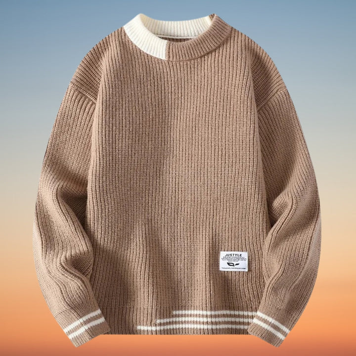 Lenard - Jersey de Cuello Redondo