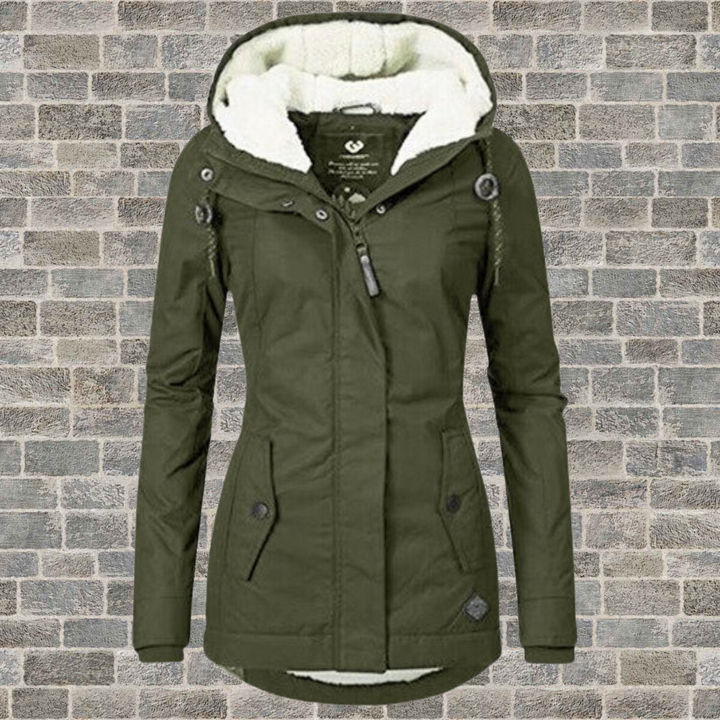 Johanna - Abrigo Largo De Invierno Impermeable