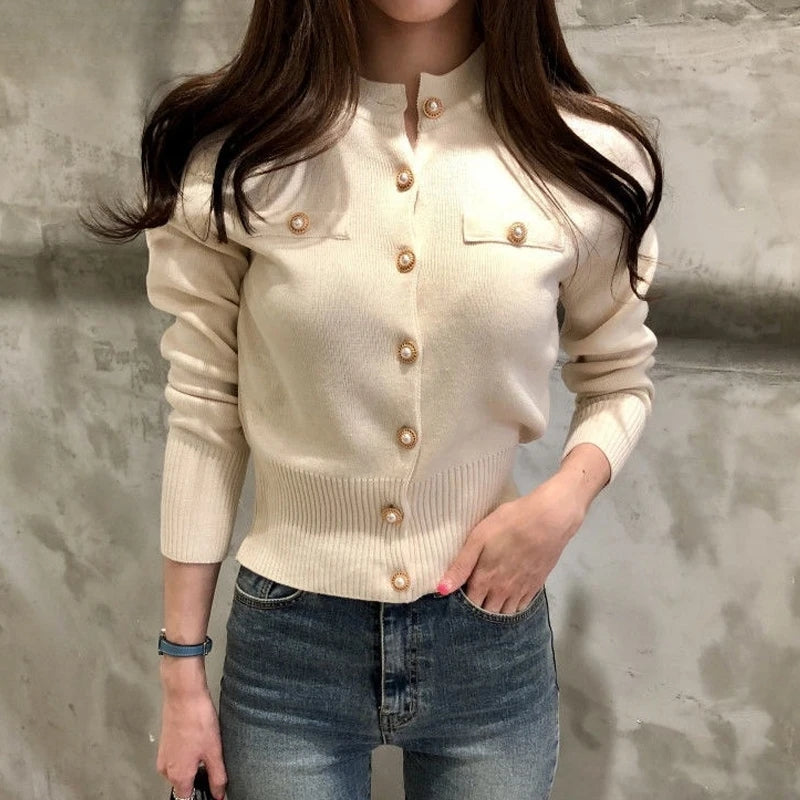 Katie - Cárdigan de Manga Larga