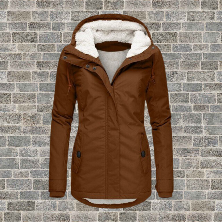 Johanna - Abrigo Largo De Invierno Impermeable