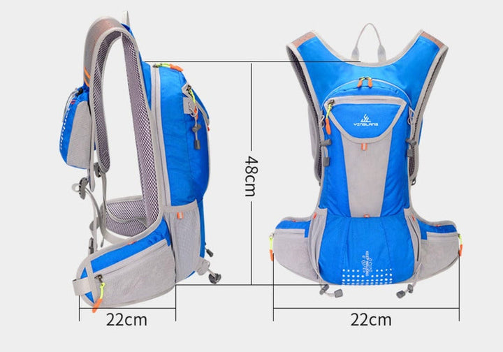 VelocityPack - Mochila Impermeable y Multifuncional Para Ciclistas