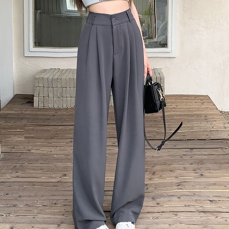 Susanne - Pantalón Suelto de Cintura Alta