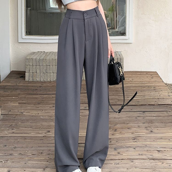 Susanne - Pantalón Suelto de Cintura Alta