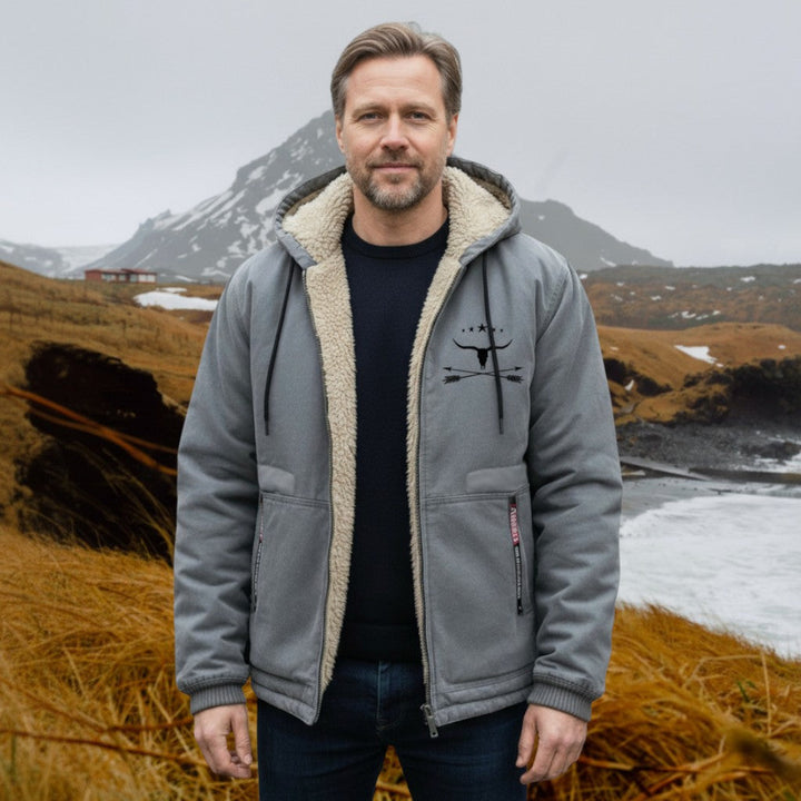 Zali - Elegante Chaqueta con Capucha tipo Barn Chaqueta