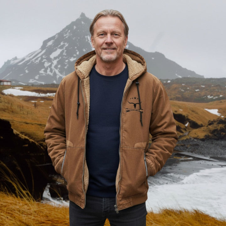 Zali - Elegante Chaqueta con Capucha tipo Barn Chaqueta