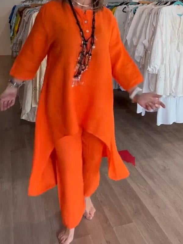 Freida - Vestido Casual de Lino