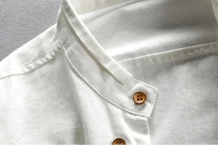 Tevin - Camisas Informales de Manga Larga