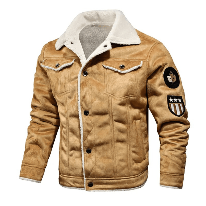Baldur - Elegante Chaqueta Abrigada Con Botones
