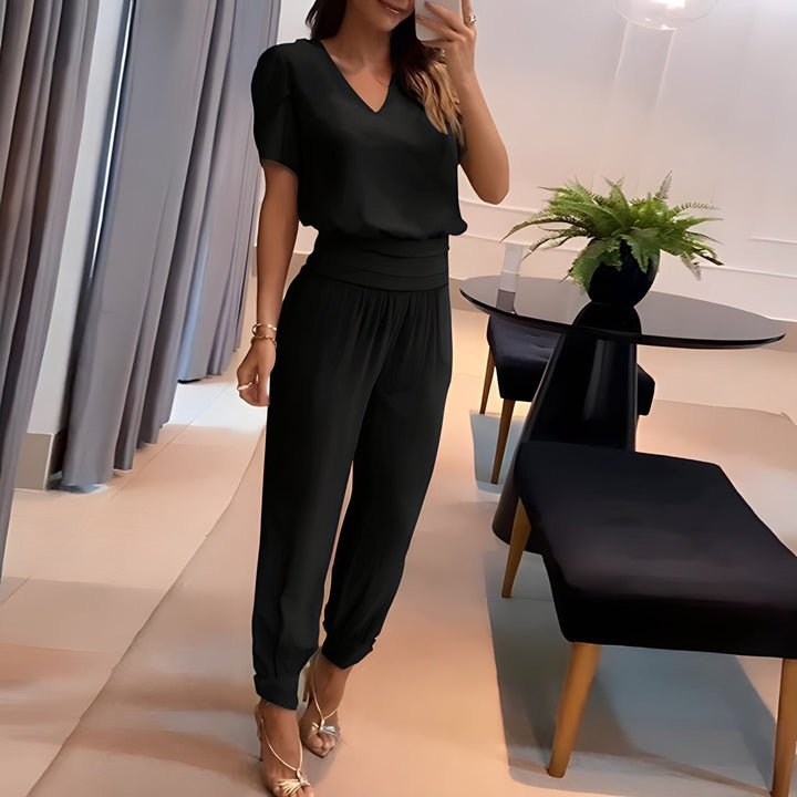 Vianey - Conjunto De Moda Con Blusa y Pantalón