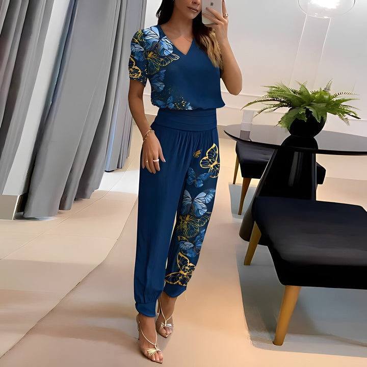 Vianey - Conjunto De Moda Con Blusa y Pantalón