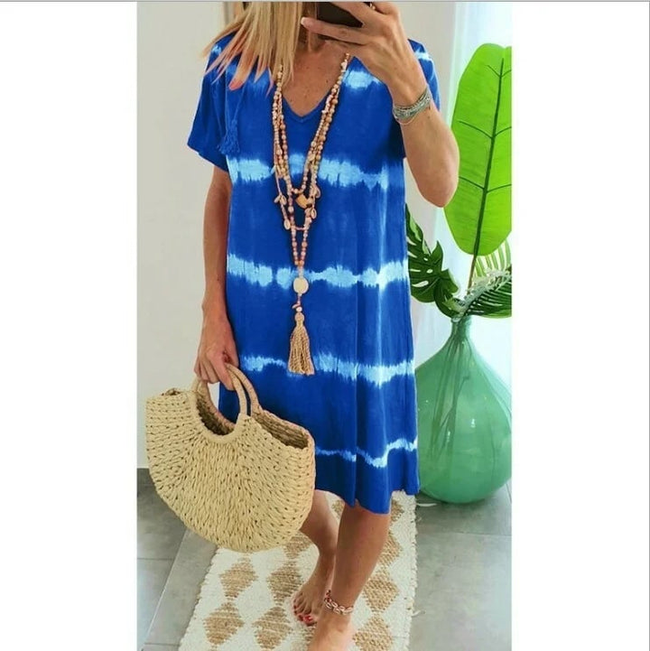 Herma - Vestido De Manga Corta