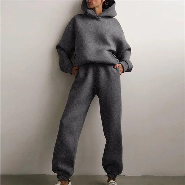 Yoselin - Conjunto de dos Piezas con Sudadera con Capucha talla Grande y Cálida