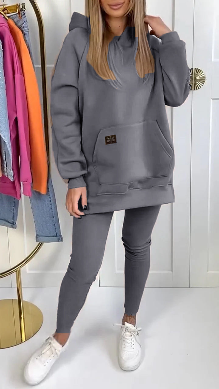 Neija - Conjunto Informal de Sudadera con Capucha y Leggings
