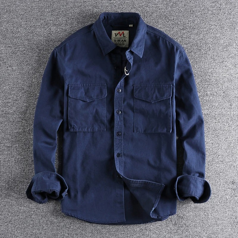 Rudi – Camisa Casual De Manga Larga
