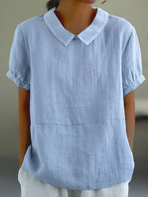 Henny - Elegante Blusa de Algodón