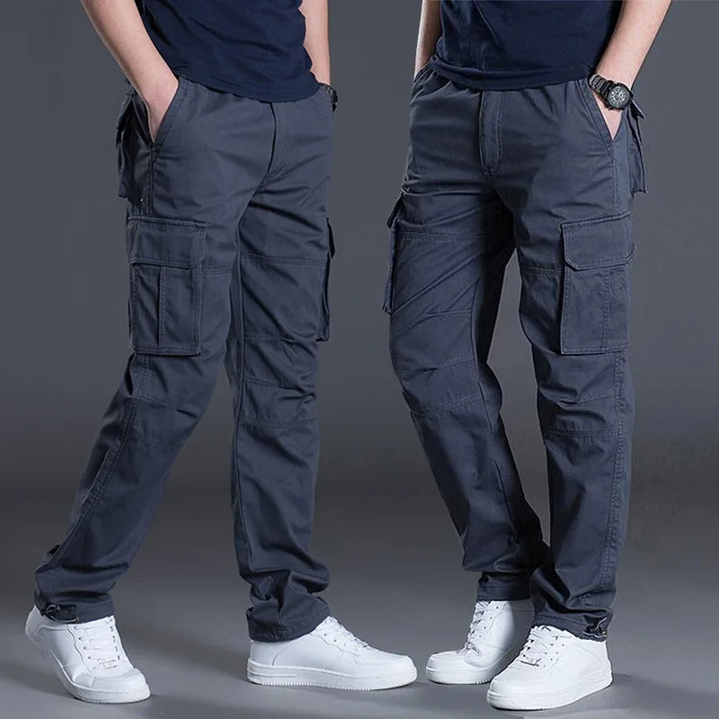 Theophil - Pantalones Carga De Algodón