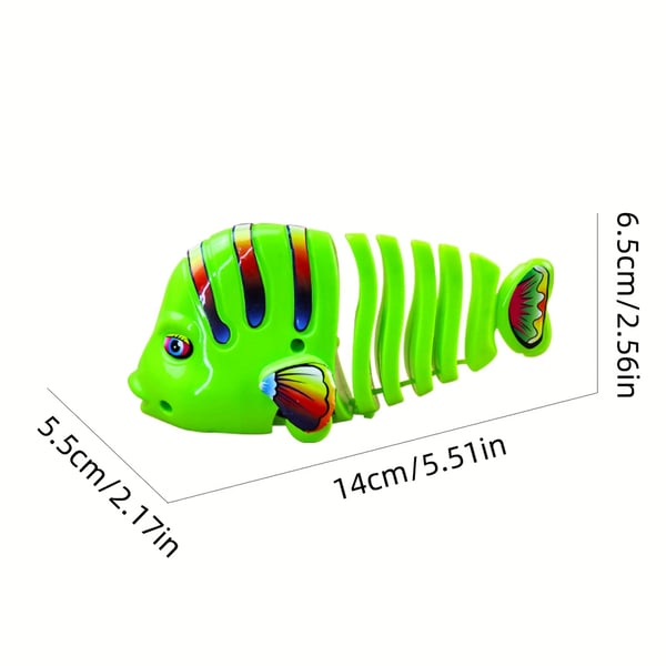 FishyWinds - Juguete De Plástico Con Forma De Pez De Cuerda