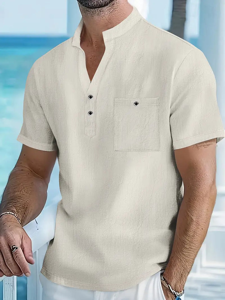 Vaughn - Elegante Camisa De Manga Corta