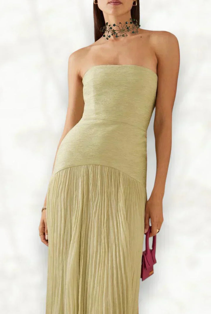 Aldynay - Vestido Largo sin Mangas