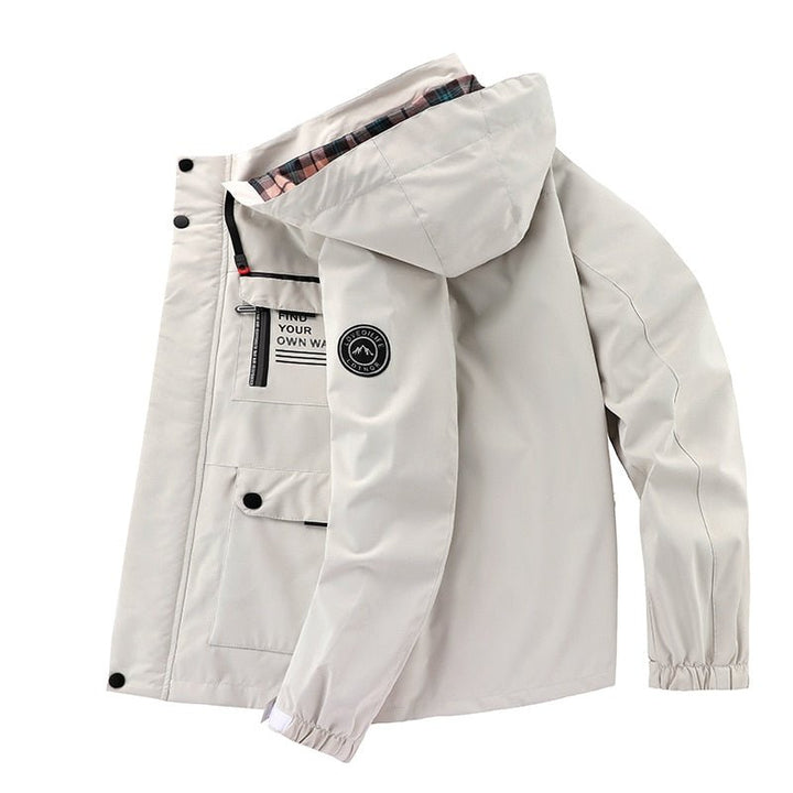 Berenike - Cómoda Chaqueta Cortaviento e Impermeable Para Exteriores