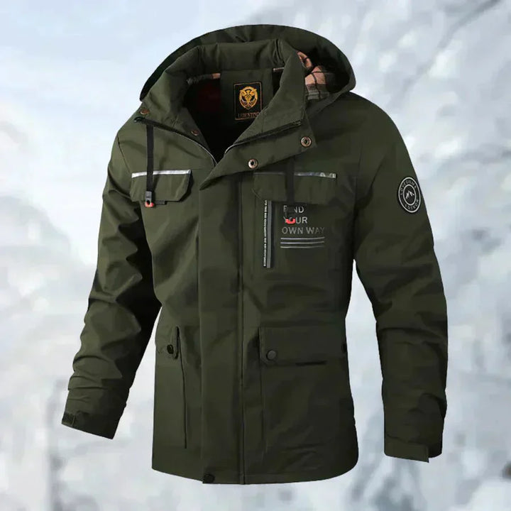 Berenike - Cómoda Chaqueta Cortaviento e Impermeable Para Exteriores