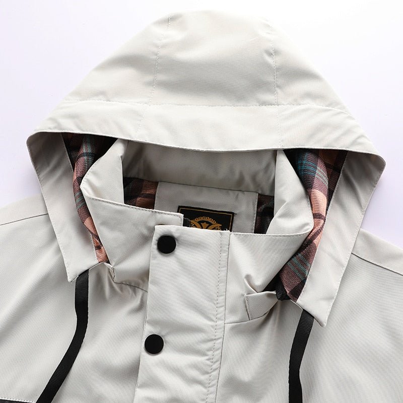Berenike - Cómoda Chaqueta Cortaviento e Impermeable Para Exteriores