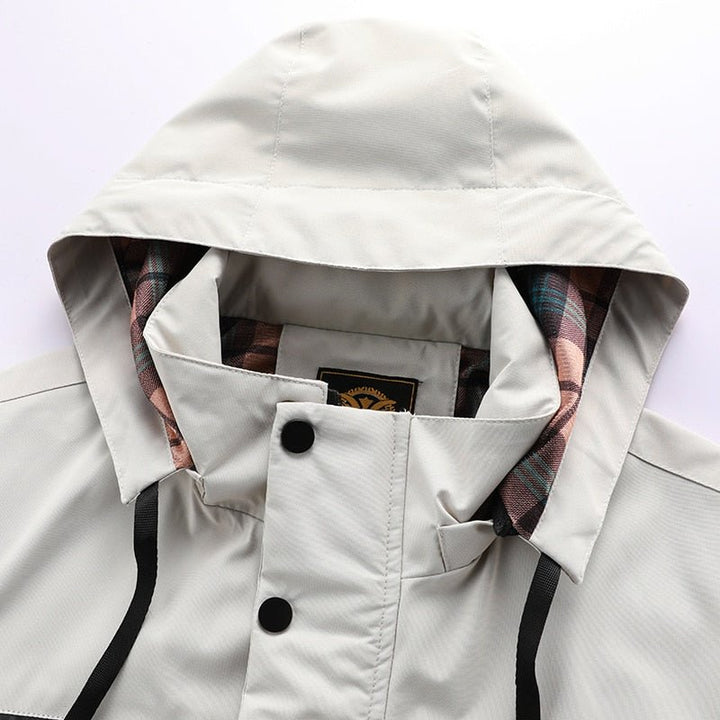 Berenike - Cómoda Chaqueta Cortaviento e Impermeable Para Exteriores