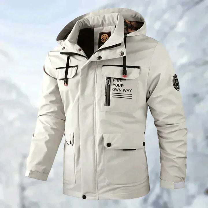 Berenike - Cómoda Chaqueta Cortaviento e Impermeable Para Exteriores