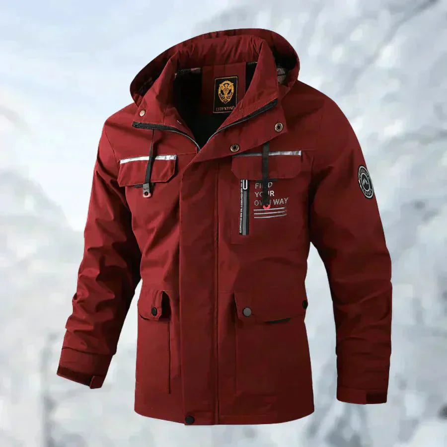 Berenike - Cómoda Chaqueta Cortaviento e Impermeable Para Exteriores