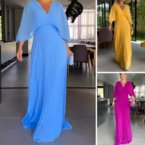 Greetje - Elegante Vestido Plisado