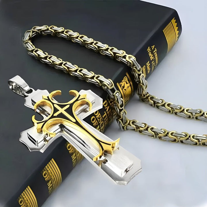 Templarcraft - Collar Templarios de Acero Inoxidable