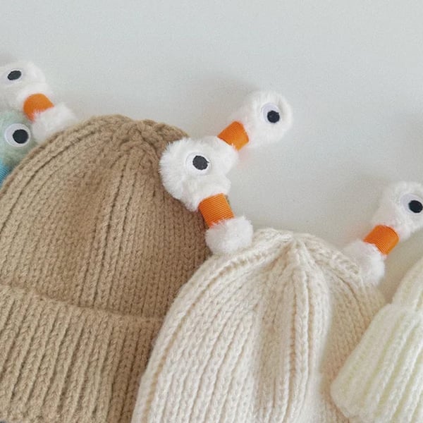 GlowTots - Gorro De Invierno Para Padres e Hijos de Un Simpático Monstruito Brillante