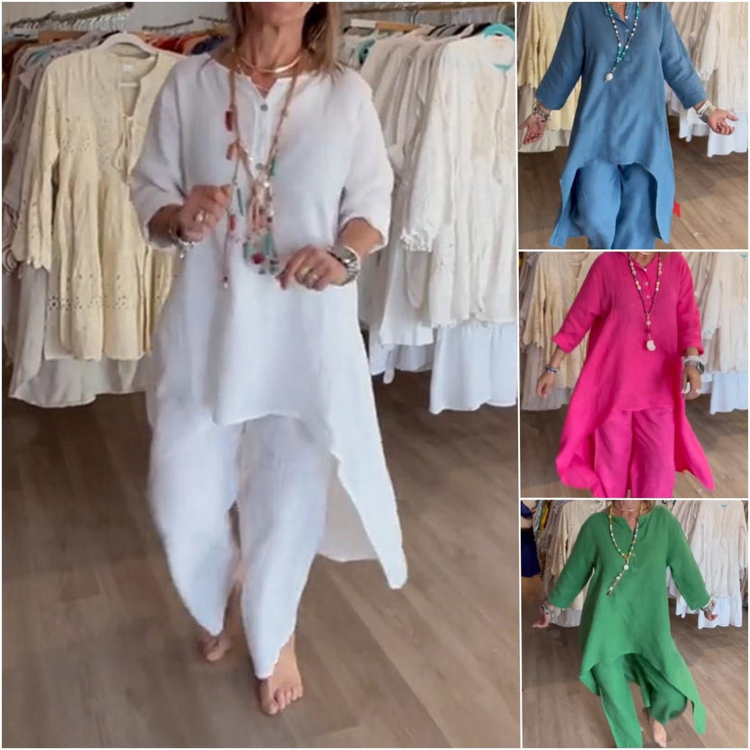 Freida - Vestido Casual de Lino