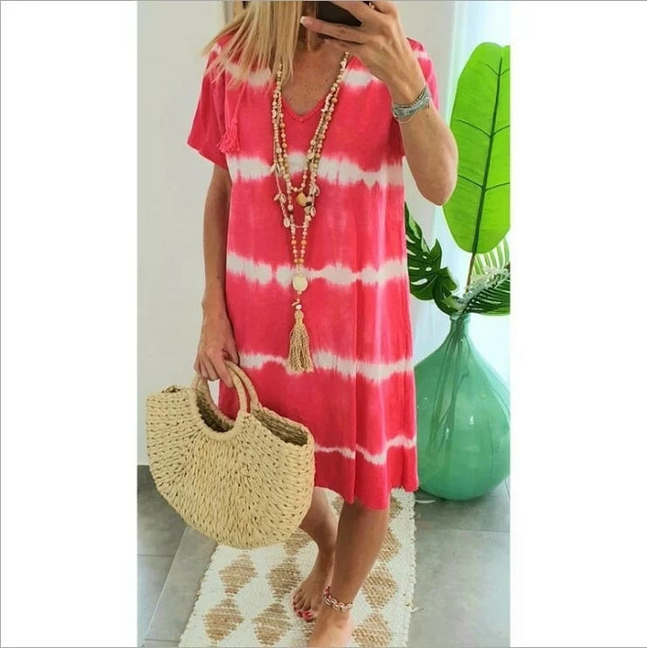 Herma - Vestido De Manga Corta