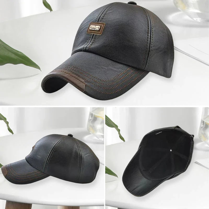 Stefanus - Cómoda Gorra de Cuero