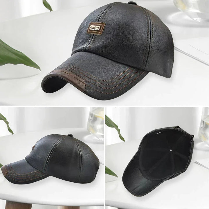 Stefanus - Cómoda Gorra de Cuero