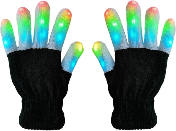 GlowTots - Gorro De Invierno Para Padres e Hijos de Un Simpático Monstruito Brillante