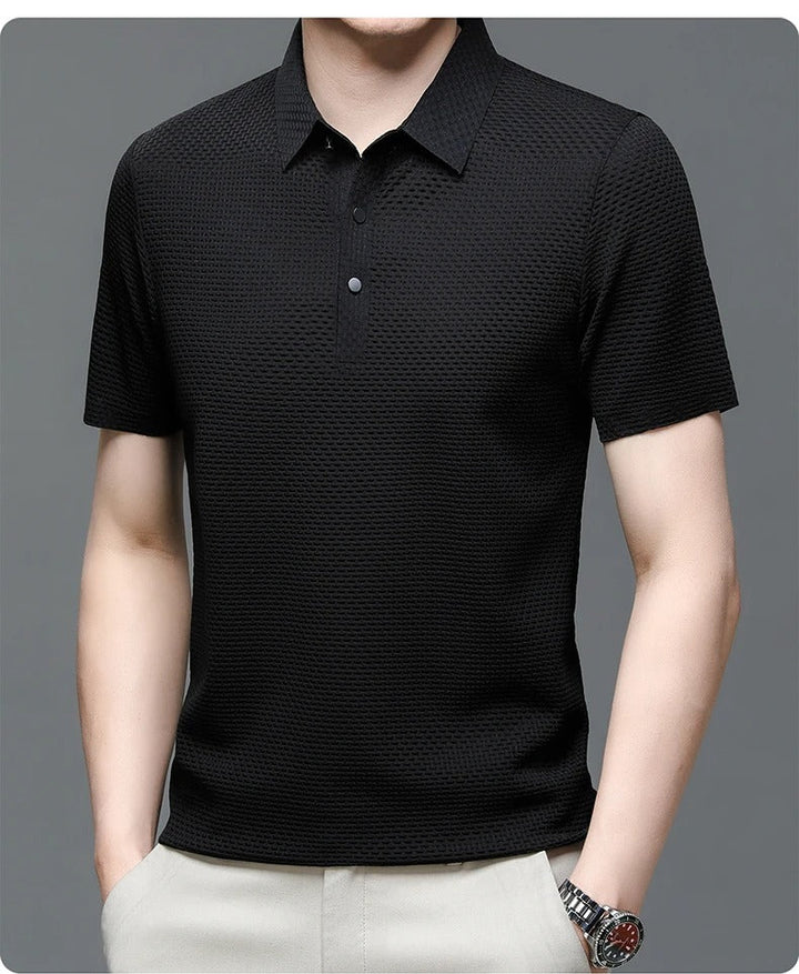 Zorion - Polo Elástico de Manga Corta Camisa