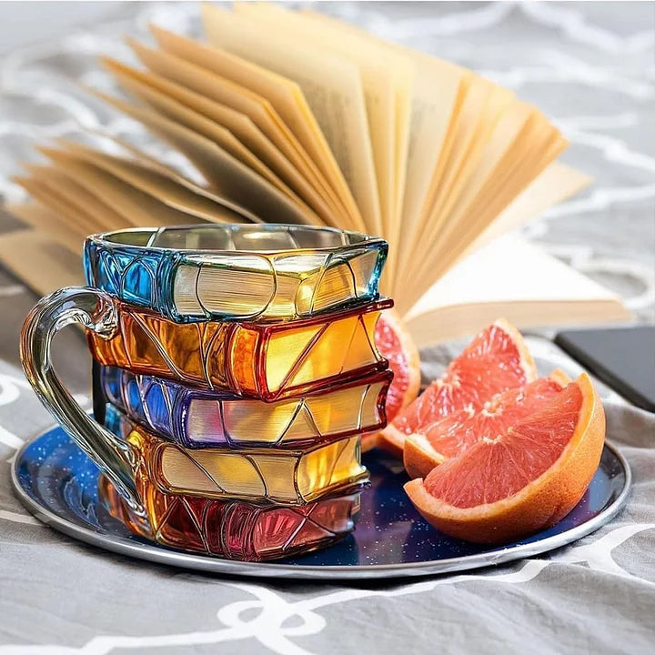 MugArt - Taza con Libro Pintado