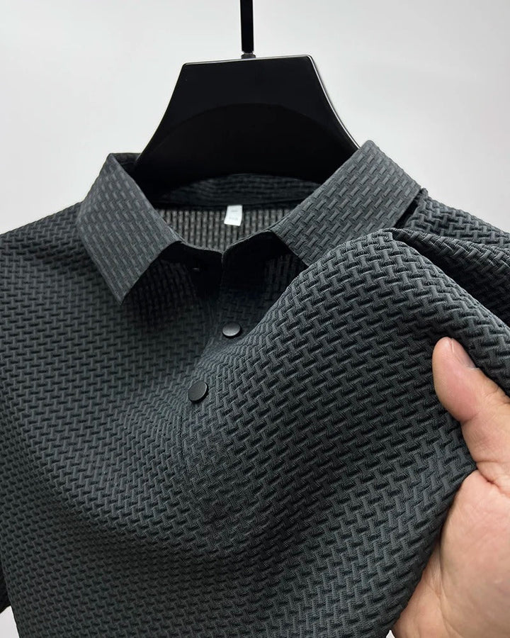 Zorion - Polo Elástico de Manga Corta Camisa
