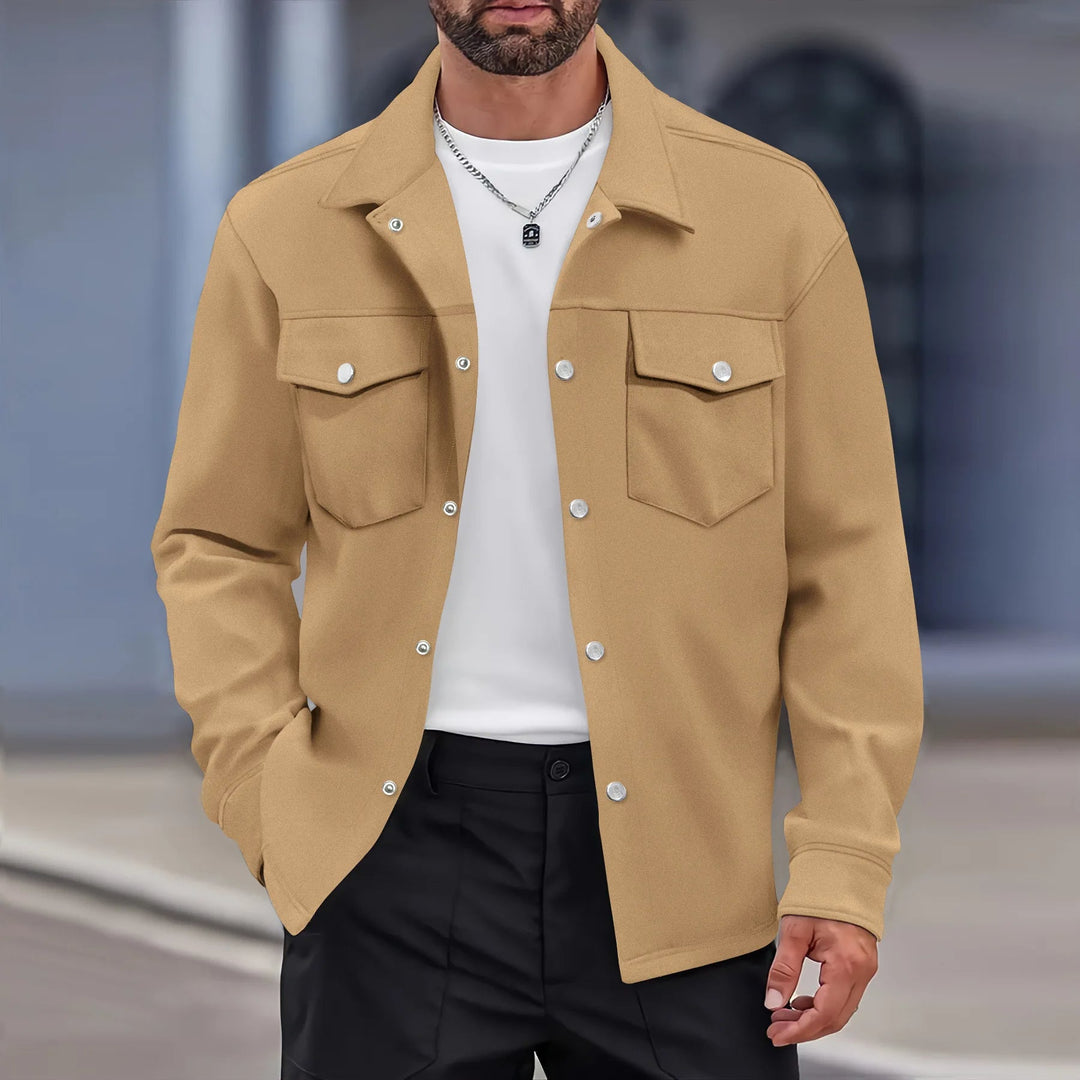 Zimba - Chaqueta Gruesa de Manga Larga y Doble Bolsillo