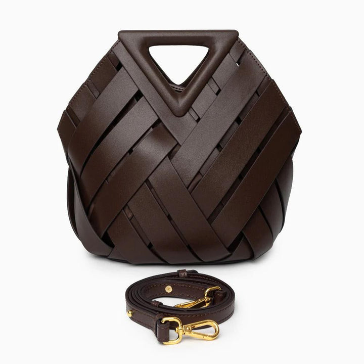 Vivetha - Bolso Cruzado con asa en Forma de Triángulo