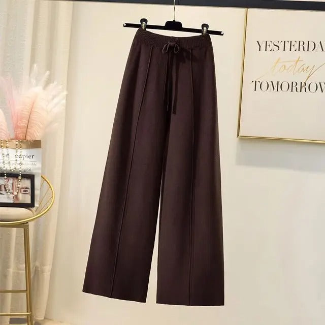 Mieke - Pantalones De Punto De Cintura Alta