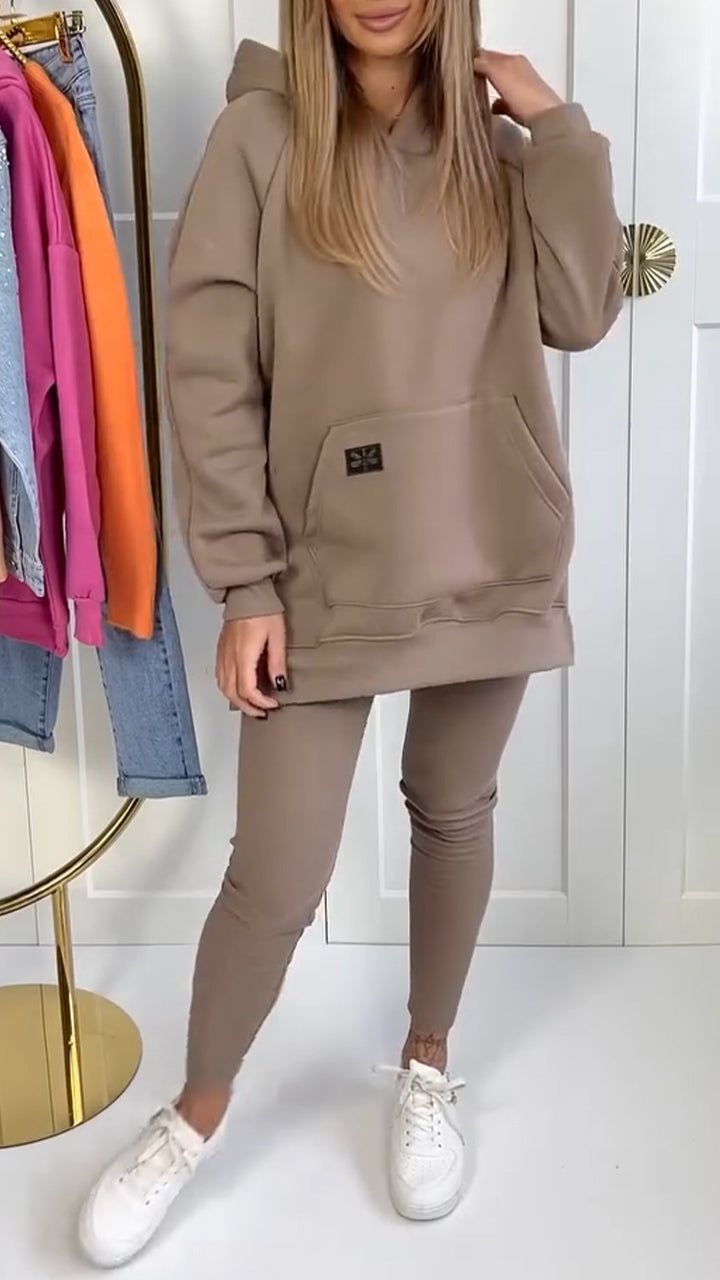 Neija - Conjunto Informal de Sudadera con Capucha y Leggings