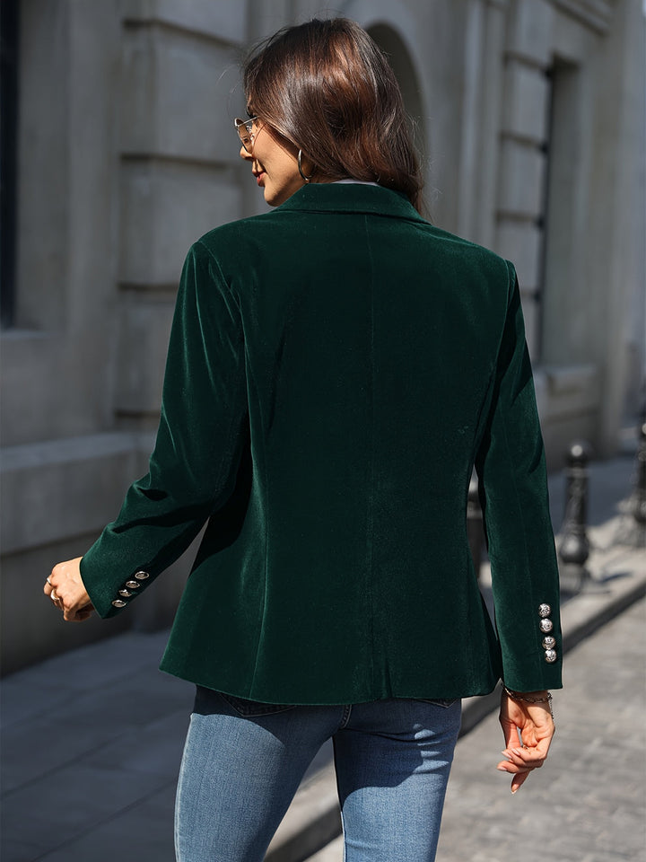 Desiree - Blazer Elegante Retro de un Solo Botón